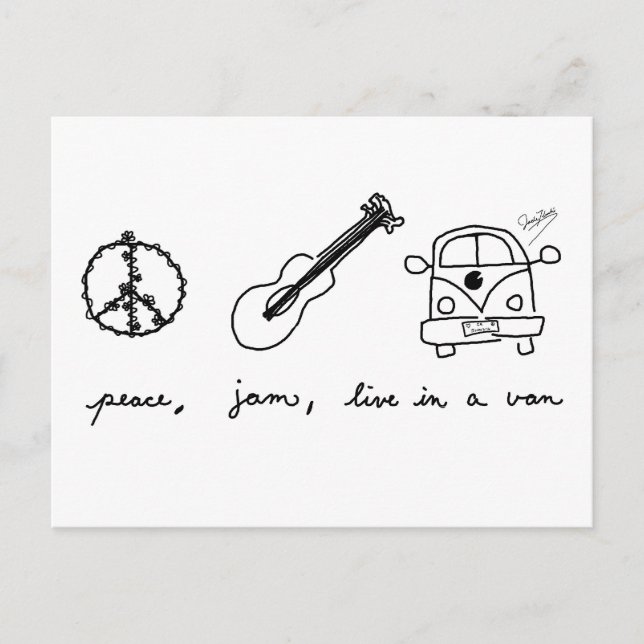 Fred, Sylt, bor i en Van Vykort (Framsida)