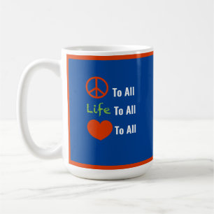 "Fred Till Alla" Kaffemugg
