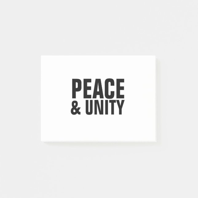 FRED & UNITY Post-anteckningar Post-it Block (Framsida)