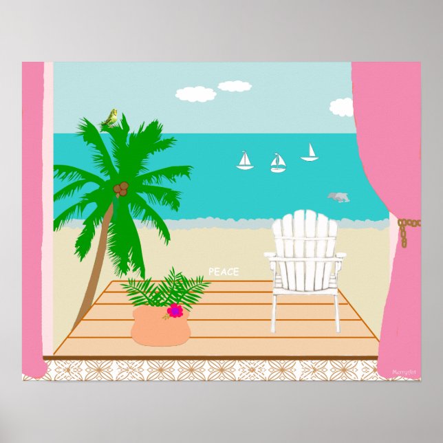 "Fred", ursprunglig digital målning Poster (Framsidan)