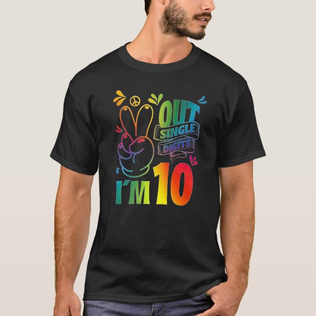Fred Ut Ensiffriga Jag är 10 T Shirt (Framsida)