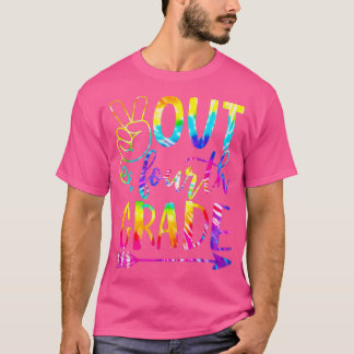 Fred ut ur fjärde fjärde Klass-Lycklig förra skold T Shirt