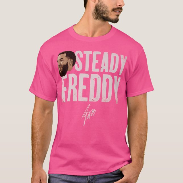 Fred Vanvleet Toronto Steady Freddy T Shirt (Framsida)