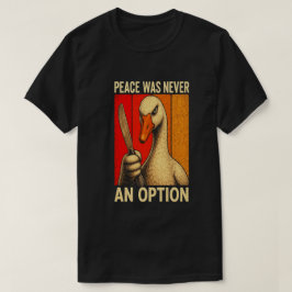Fred Var Aldrig Ett Alternativ Gås Retro Solnedgån T Shirt