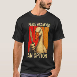 Fred Var Aldrig Ett Alternativ Gås Retro Solnedgån T Shirt