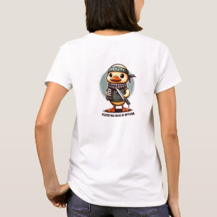 Fred var aldrig ett alternativ i lugn anka t shirt