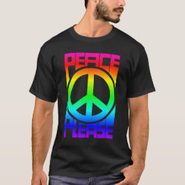 Fred Var Snäll Rainbow Bokstavsformgivning T Shirt