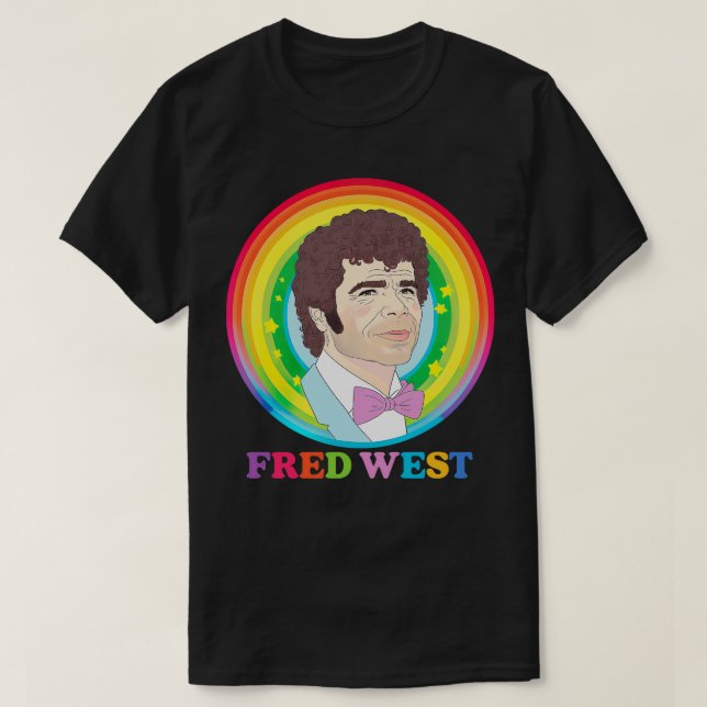 Fred Väster 90s Stil Aesthetic Design T Shirt (Design framsida)