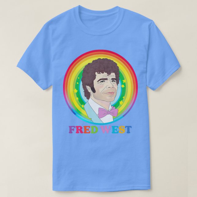 Fred Väster 90s Stil Aesthetic Design T Shirt (Design framsida)