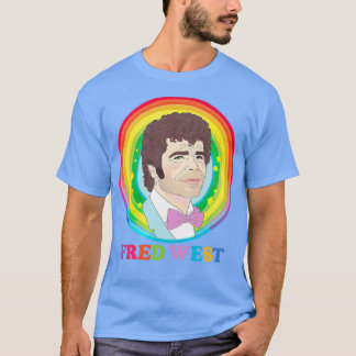 Fred Väster 90s Stil Aesthetic Design T Shirt