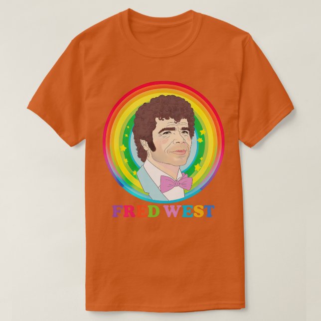 Fred Väster 90s Stil Aesthetic Design T Shirt (Design framsida)