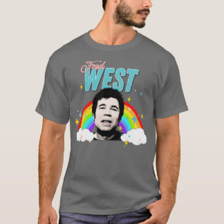 Fred Väster 90s Stil Cute Aesthetic Design T Shirt