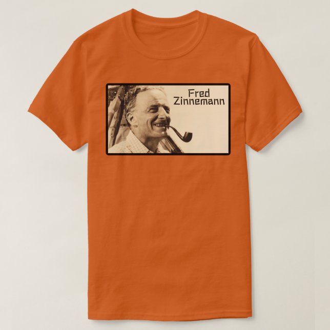 Fred Zinnemann Austria Hollywood Legend T Shirt (Design framsida)