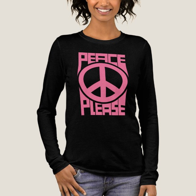 Freda För Allt Rosa Bokstäver T Shirt (Framsida)