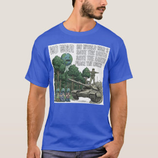 Freda Jorden" Antikrigstank och jordkaraktär V T Shirt