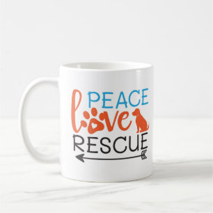 Freda Rädda Hundar Kärlek Kaffemugg