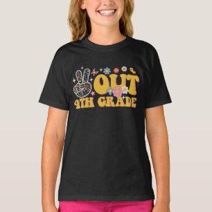 Freda ut 4:e klass Groovy sista skoldagen T Shirt