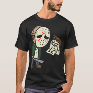 Fredag 12:e Funny Halloween-skräckfilmen Humor T Shirt
