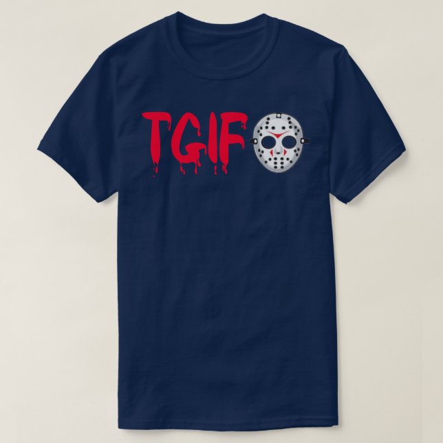 Fredag 13:e GIF T Shirt (Design framsida)