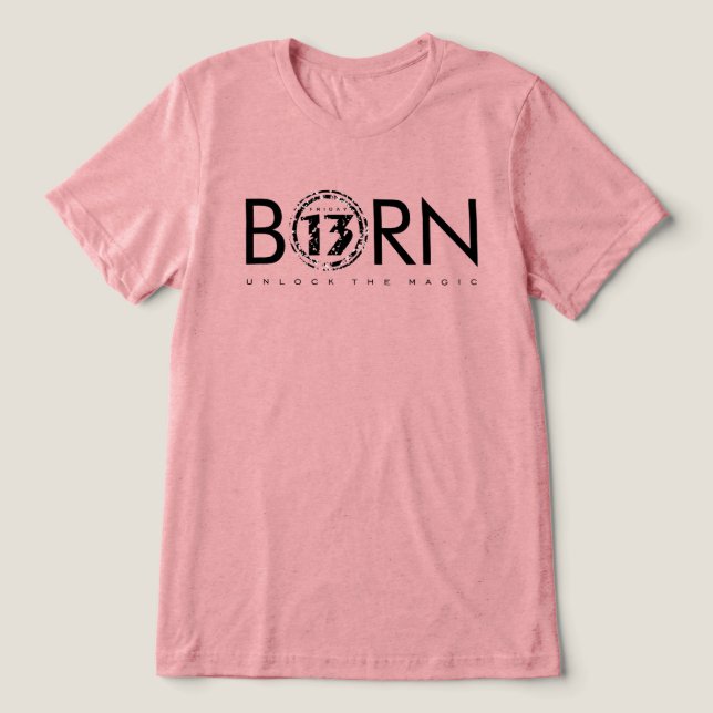 Fredag 13:e Klubben T Shirt (Design Framsida)