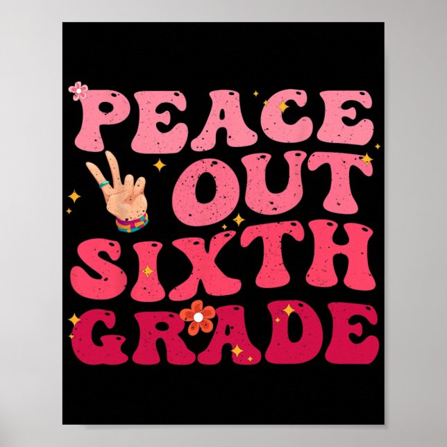 Fredag 6:e klass sista skoldagen elev barn poster (Framsidan)
