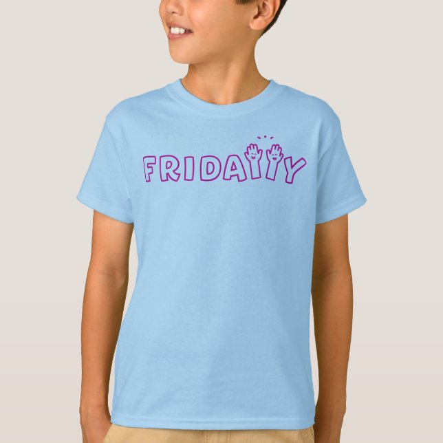 Fredag är till för Boys T Shirt (Framsida)