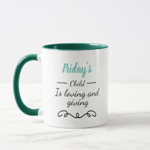 Fredag barnmugg mugg