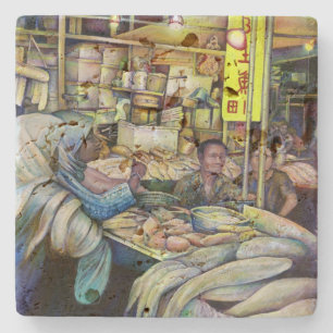 Fredag Bra Fresh Fish, Singapore Underlägg Sten