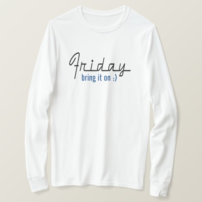 Fredag Bring It On Tröja (Design framsida)