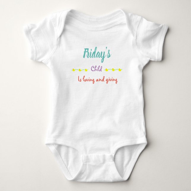 Fredag Child T Shirt (Framsida)
