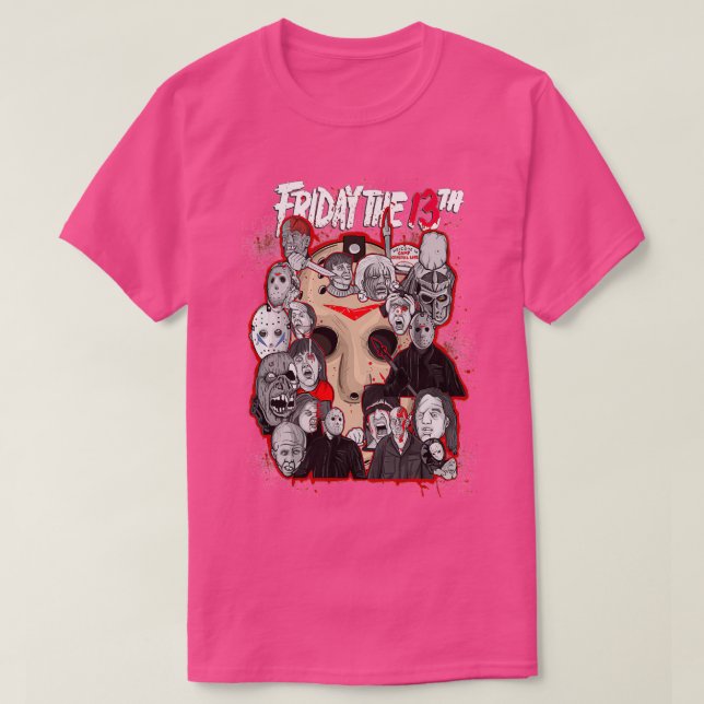 Fredag den 13:e 16 t shirt (Design framsida)