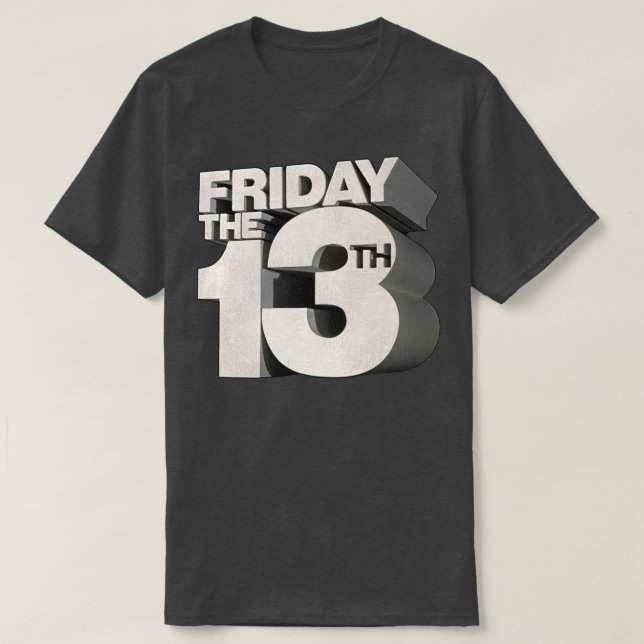 FREDAG DEN 13:E 3D T SHIRT (Design framsida)