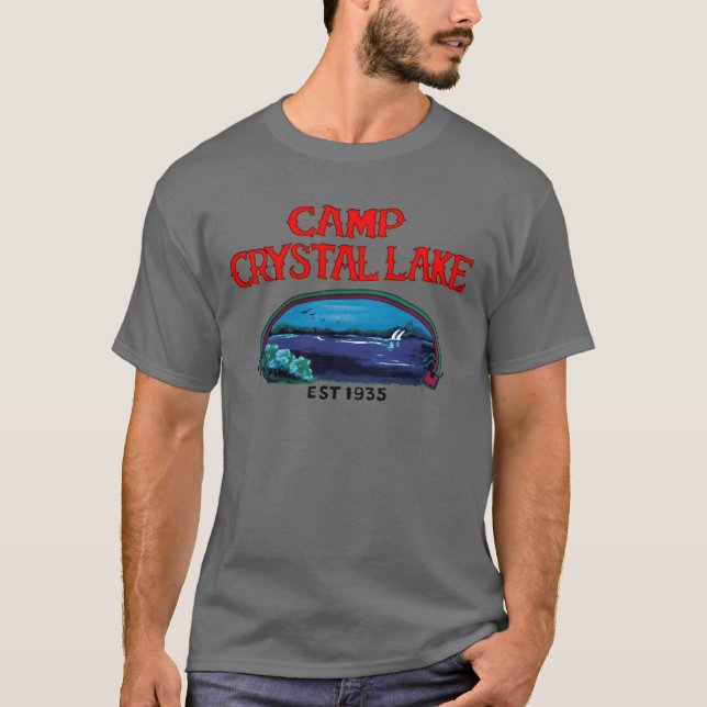 Fredag den 13:e Camp Crystal Sjö-rådgivaren T Shirt (Framsida)