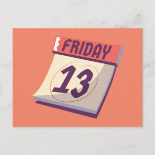 Fredag den 13:e Noveltyn // Spooky Vykort