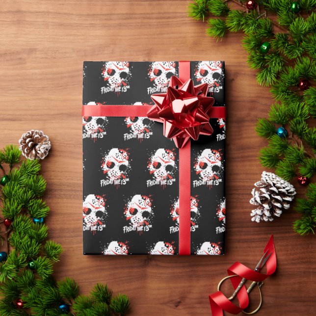 Fredag den 13 | Färgplatterhockeymask Presentpapper (Julgåva)