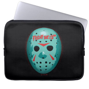 Fredag den 13   Graphic för blå hockey-mask Laptop Fodral