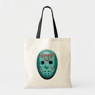 Fredag den 13 Graphic för blå hockey-mask Tygkasse