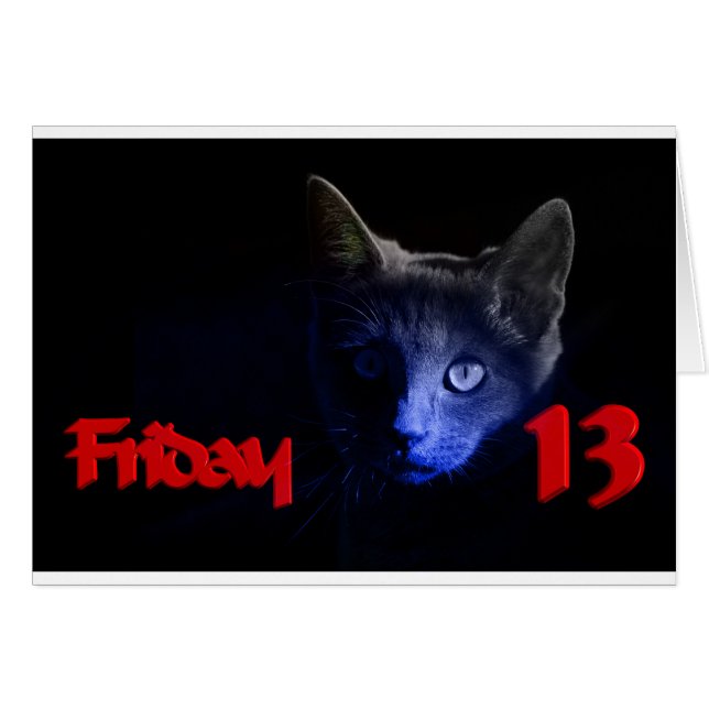 fredag den 13 hälsningskort (Framsidan Horizontal)