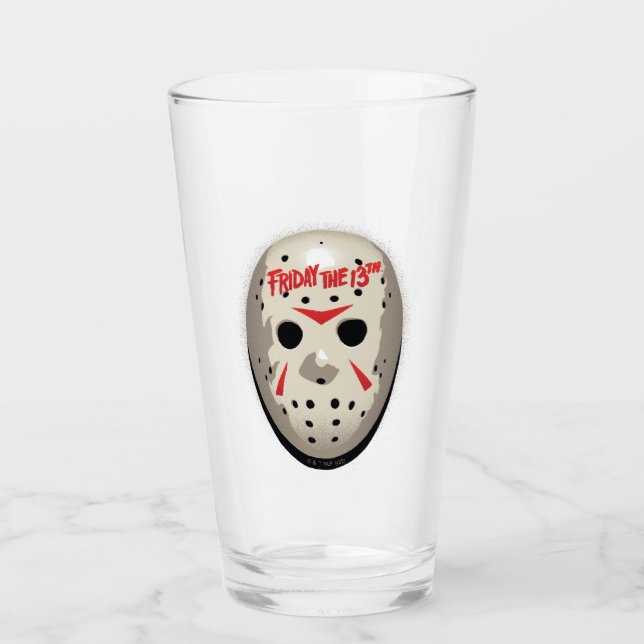Fredag den 13 | Hockey Mask Graphic Glaskopp (Framsida)