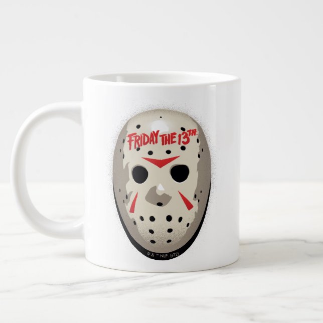 Fredag den 13 | Hockey Mask Graphic Jumbo Mugg (Vänster)