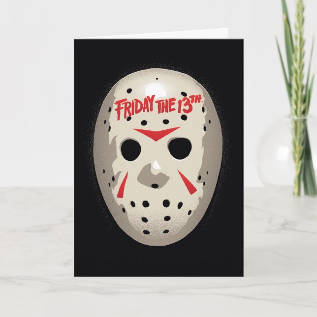 Fredag den 13 | Hockey Mask Graphic Kort (Framsida)