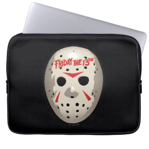 Fredag den 13   Hockey Mask Graphic Laptop Fodral