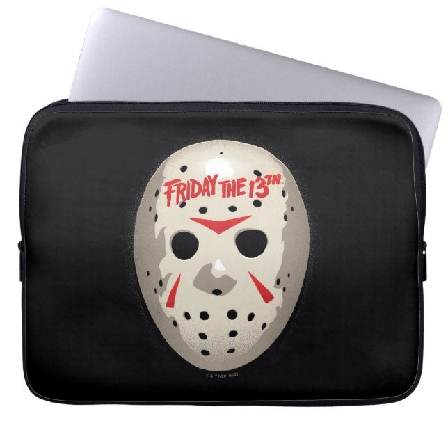 Fredag den 13 | Hockey Mask Graphic Laptop Fodral (Framsidan)