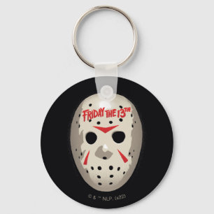 Fredag den 13 Hockey Mask Graphic Nyckelring