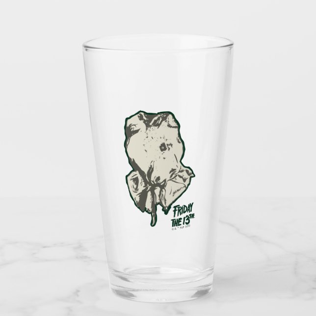 Fredag den 13 | Jason Voorhees Burlap Sack Glaskopp (Framsida)
