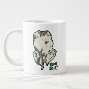 Fredag den 13 Jason Voorhees Burlap Sack Jumbo Mugg