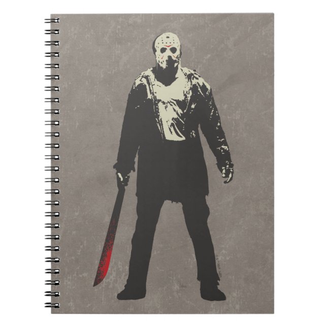 Fredag den 13 | Jason Voorhees Character Art Anteckningsbok (Framsidan)