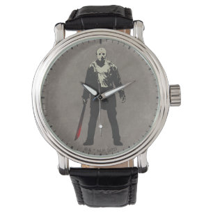 Fredag den 13 Jason Voorhees Character Art Armbandsur