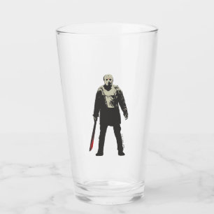 Fredag den 13 Jason Voorhees Character Art Glaskopp