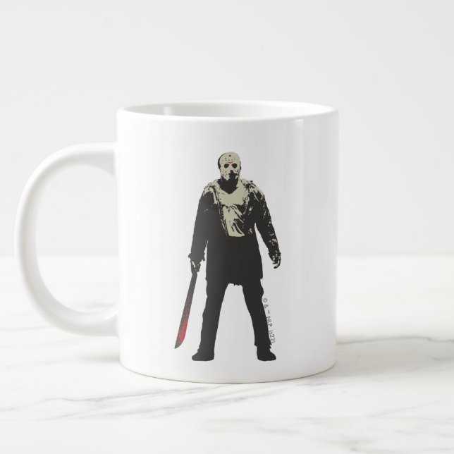 Fredag den 13 | Jason Voorhees Character Art Jumbo Mugg (Vänster)